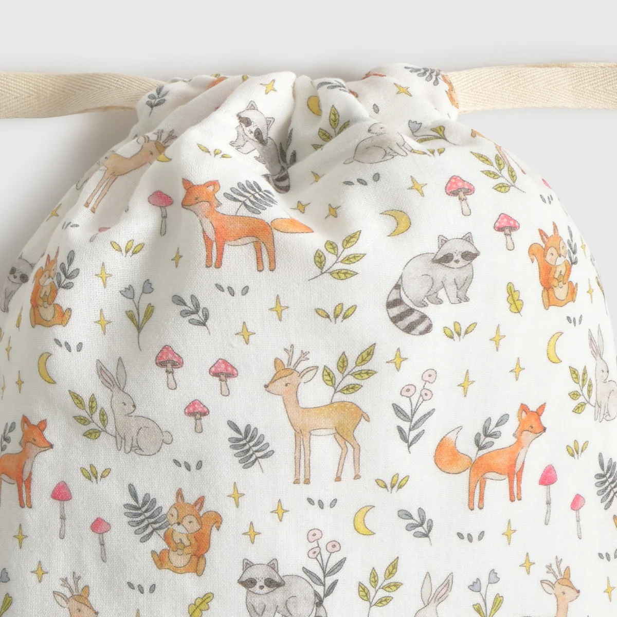 Bolsa algodón gasa animales bosque Busc - Image 3