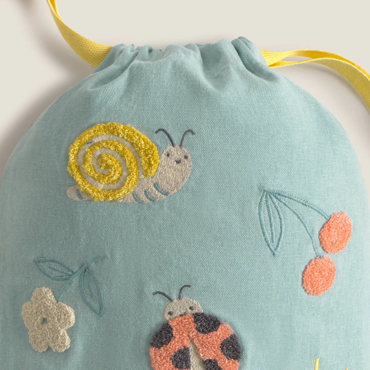 Bolsa algodón bordada naturaleza Wonder - Image 3