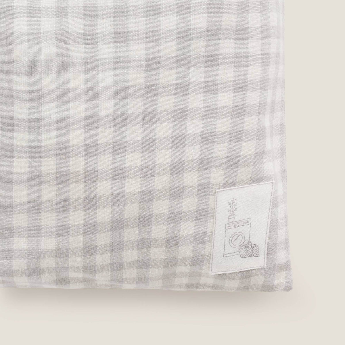 Bolsa de algodón cuadros vichy Lavar - Image 3