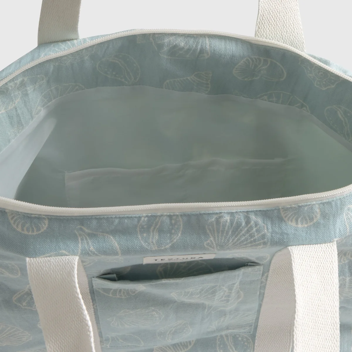 Bolsa de playa algodón estampado marino Medzul - Image 2
