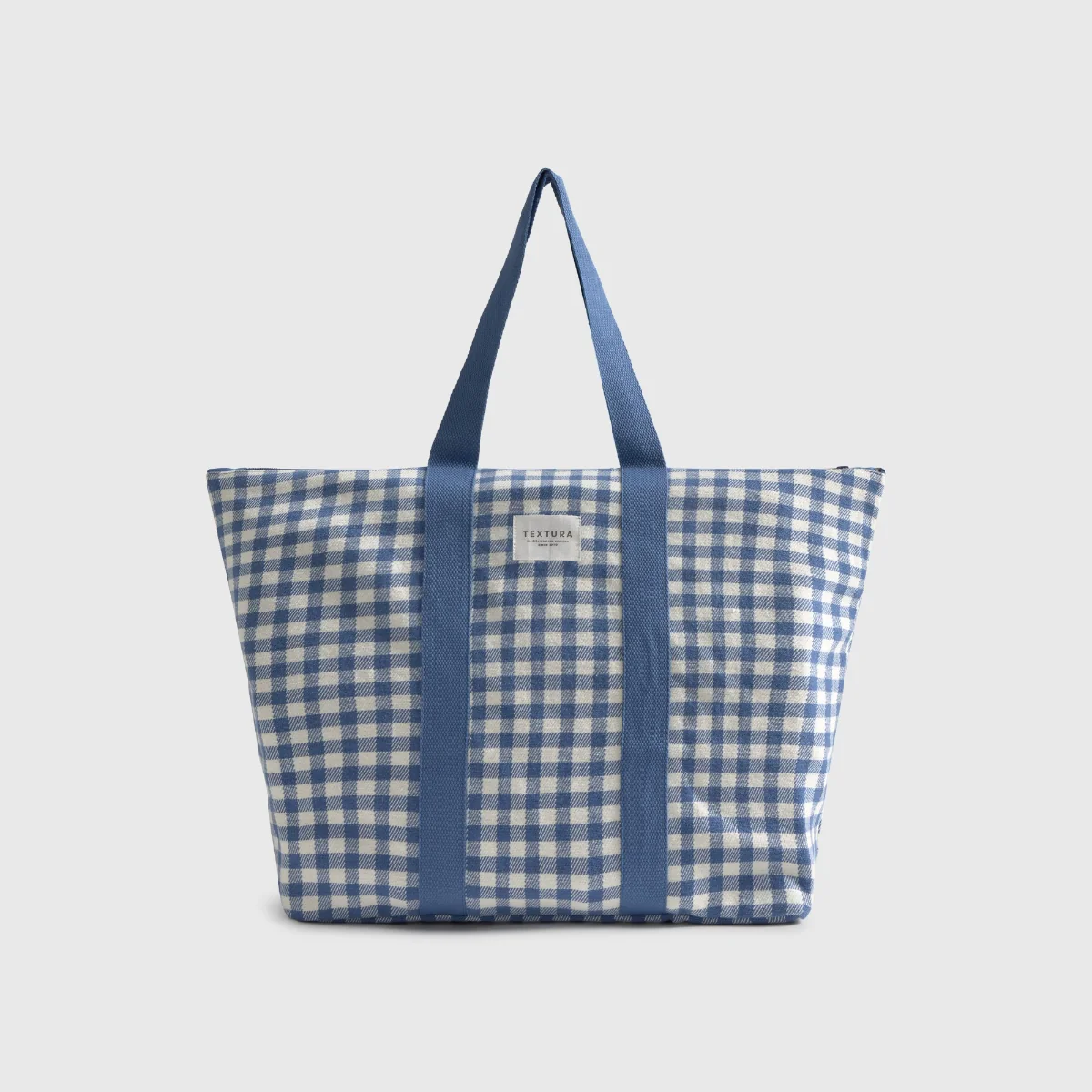 Bolsa de playa algodón cuadros vichy Revi - Image 2