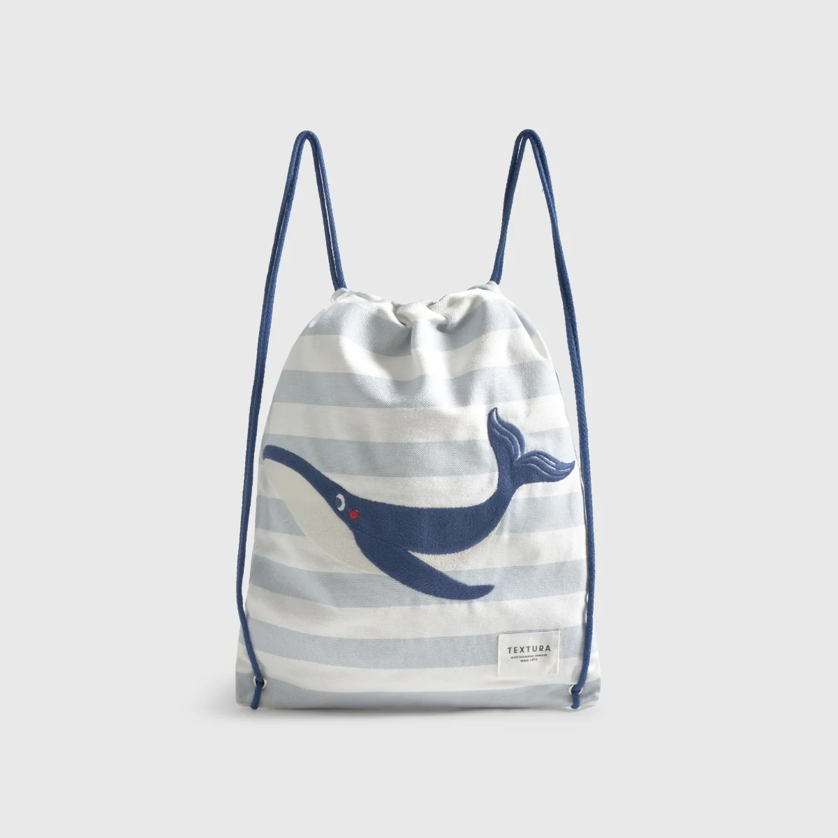 Bolsa mochila algodón ballena Sulu