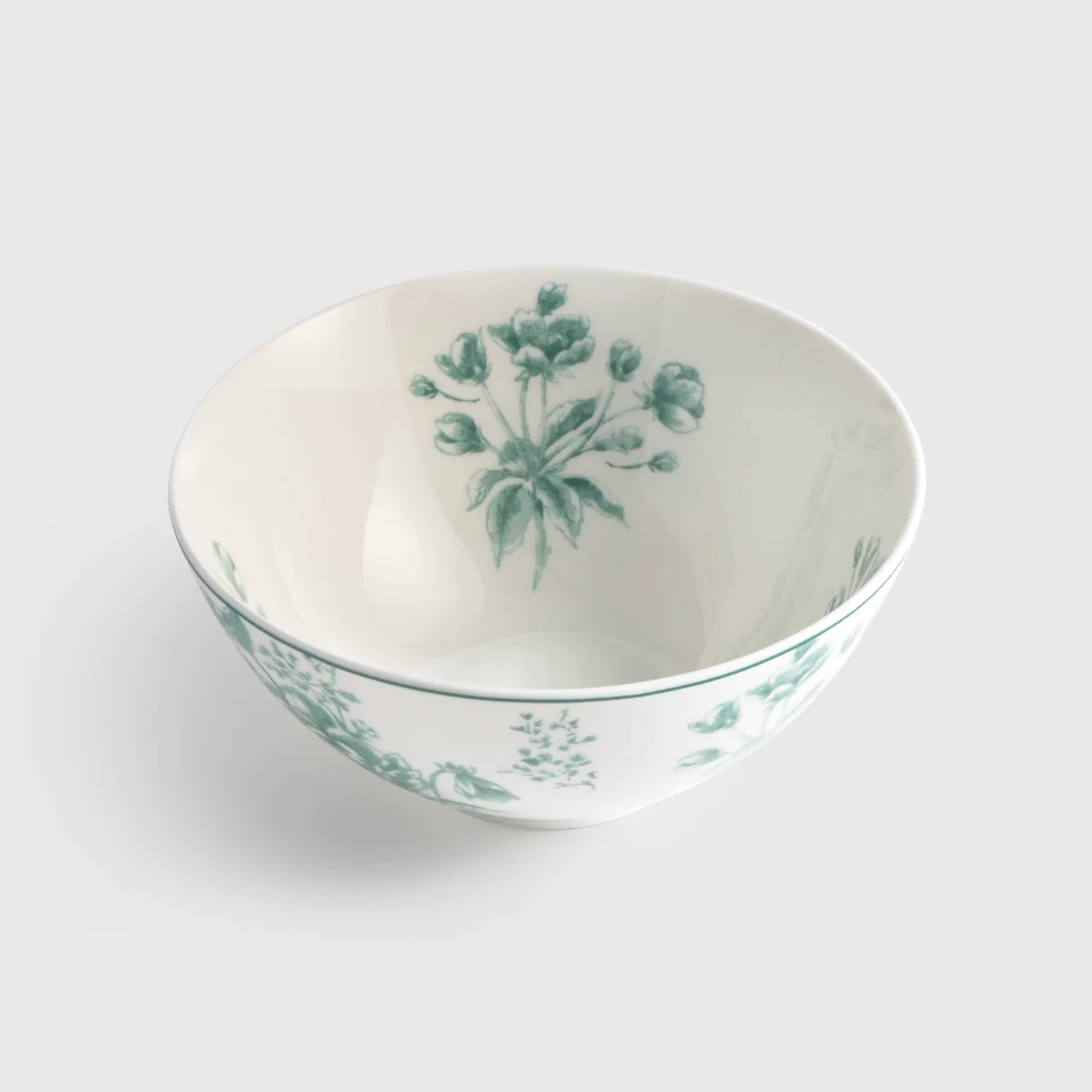 Bol 13 cm floral verde Bloemenb - Image 2