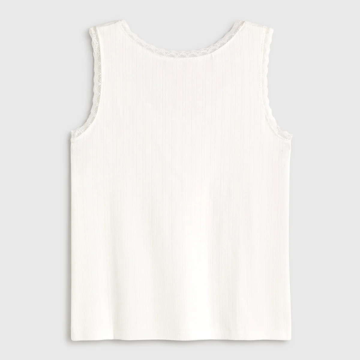 Camiseta tirantes algodón canalé Basi - Image 6