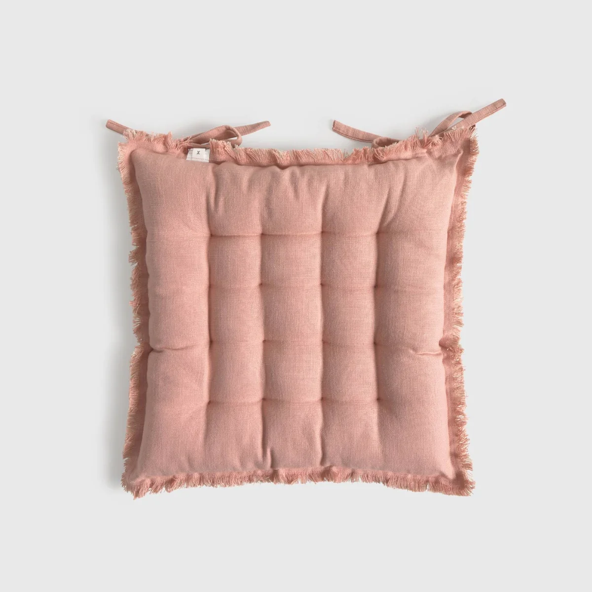 Cojín de silla algodón acolchado con flecos Flepade - Image 2
