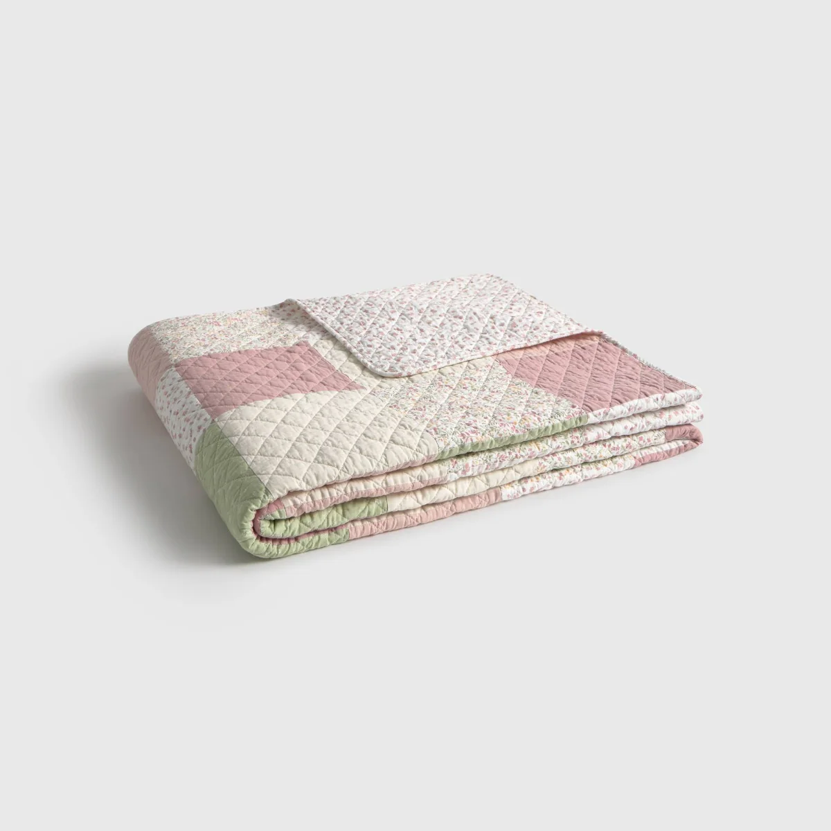 Colcha patchwork algodón reversible Lalapatcol - Image 4
