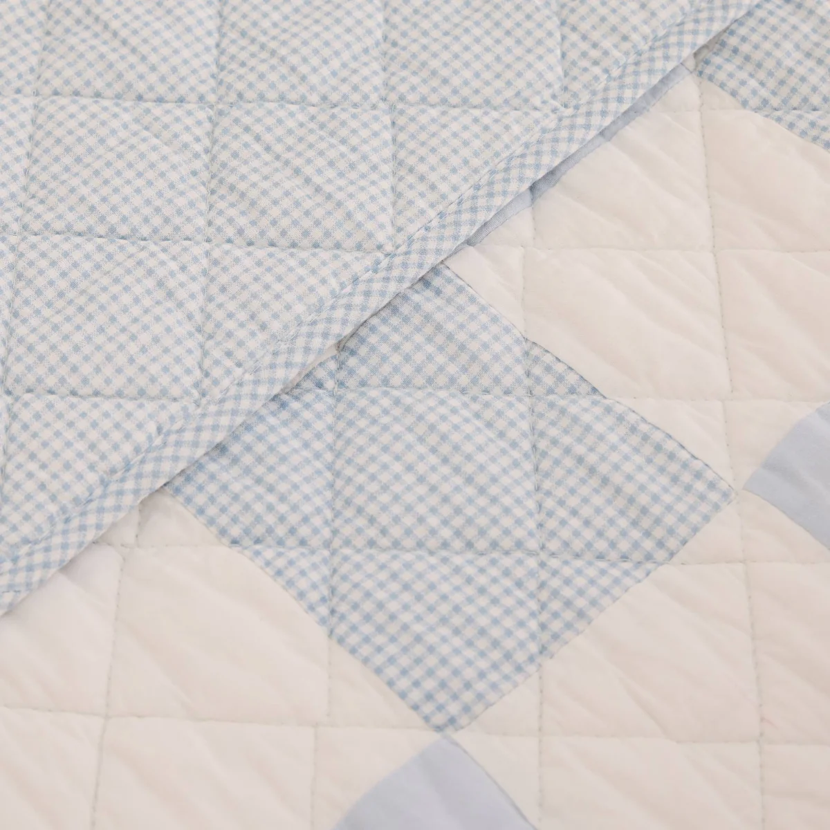 Colcha cuna algodón reversible patchwork Ritki - Image 3