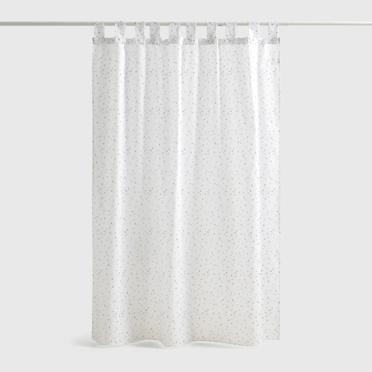 Cortina de baño estampado gotas Yubi