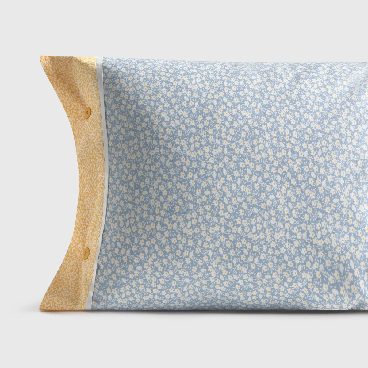 Funda de almohada algodón percal 180 hilos estampado floral Folipat