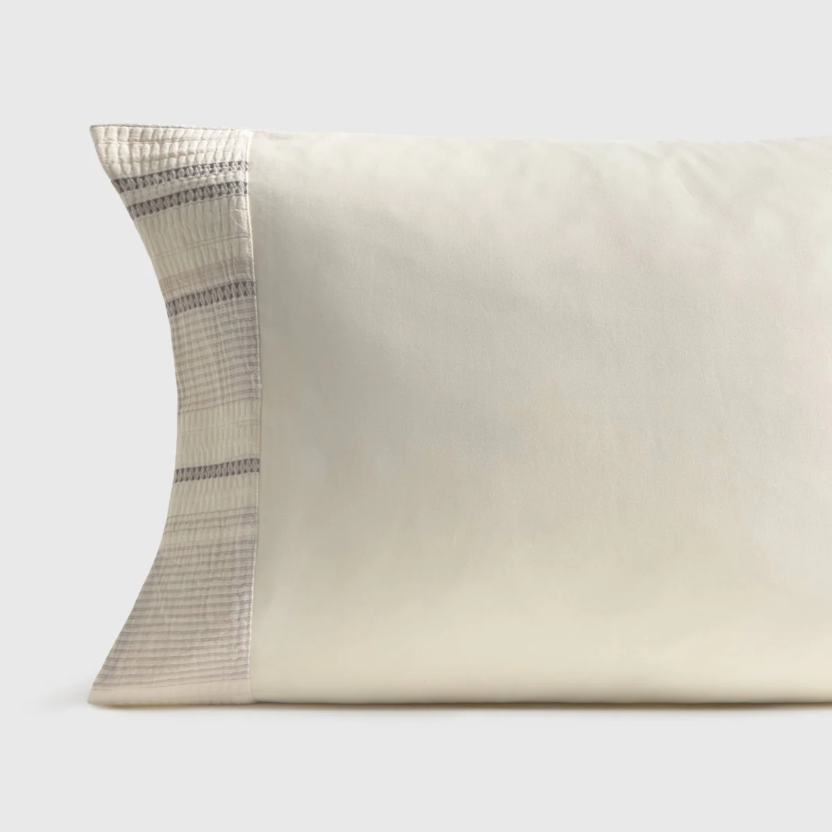 Funda de almohada de algodón 180 hilos con estructura Kimle
