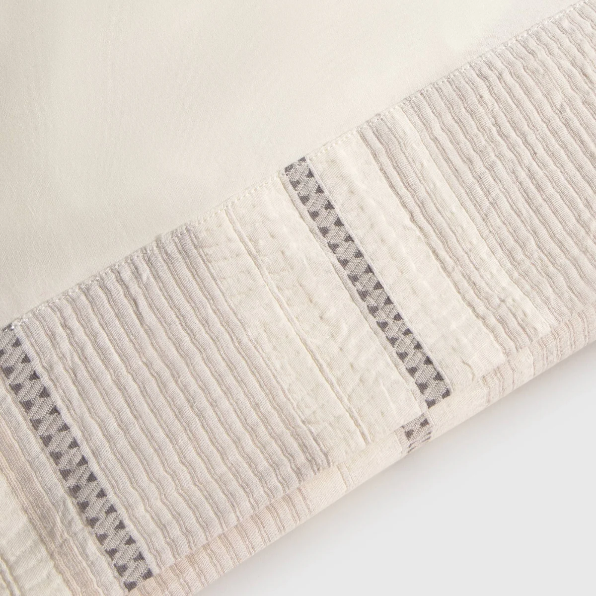 Funda de almohada de algodón 180 hilos con estructura Kimle - Image 3