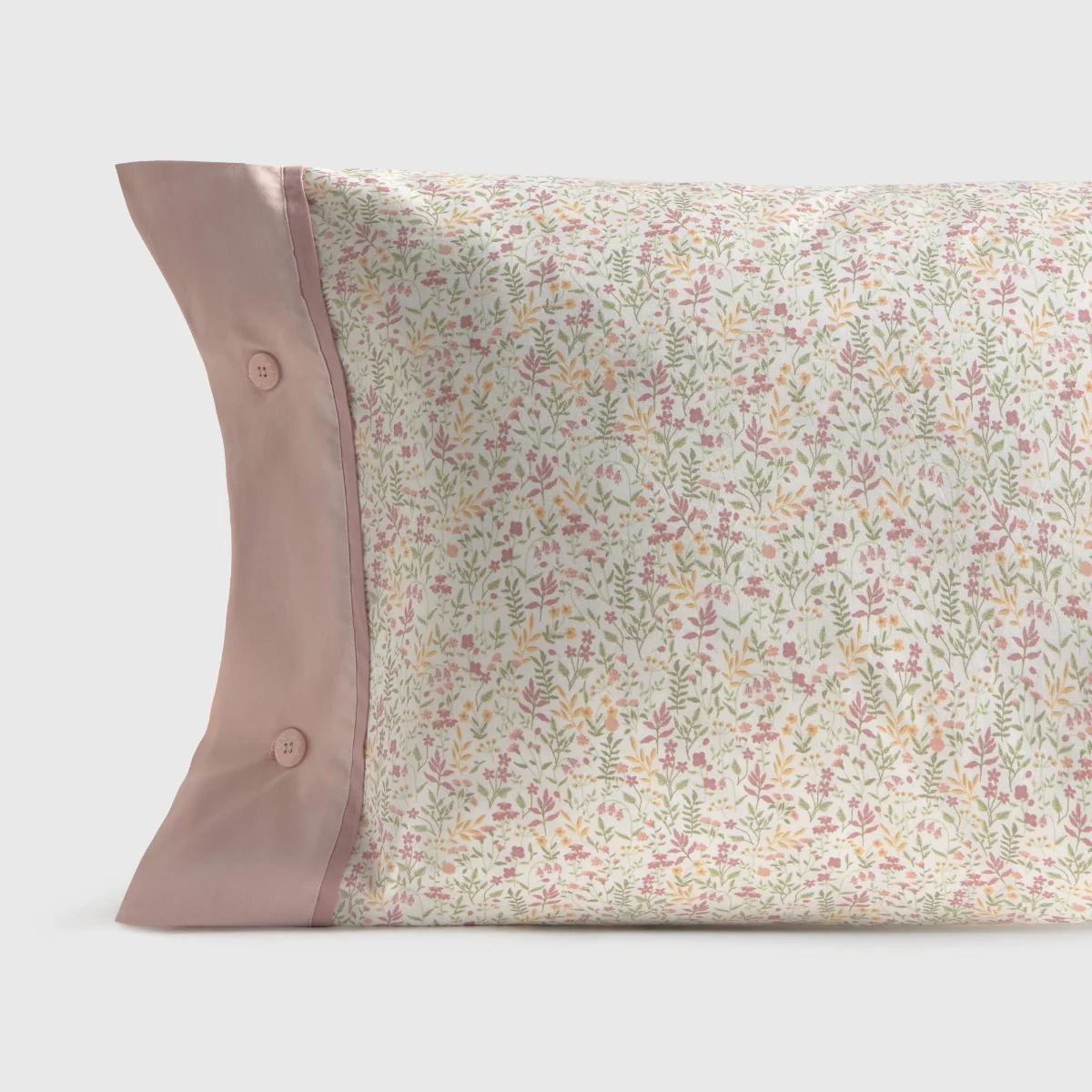 Funda de almohada algodón 180 hilos estampado floral Lalapat
