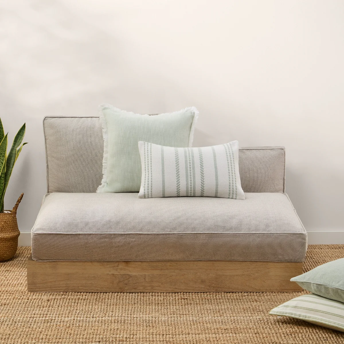 Funda de cojín chill out algodón resistente al agua Trichi