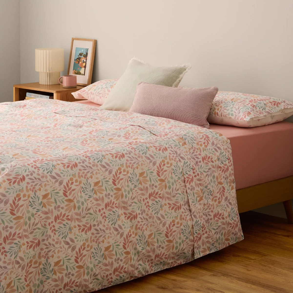 Funda nórdica algodón percal 180 hilos estampado floral Folio - Image 3