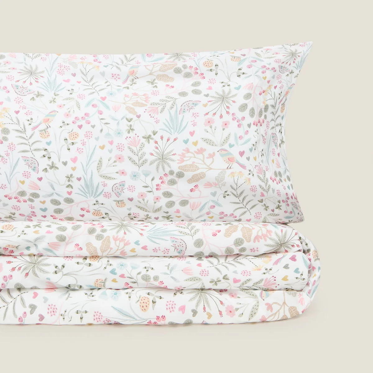 Set funda nórdica algodón percal 180 hilos floral Sibel - Image 8
