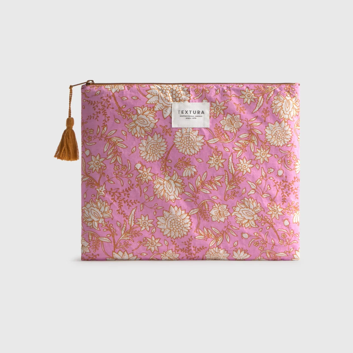 Neceser algodón estampado flores Kenze - Image 2
