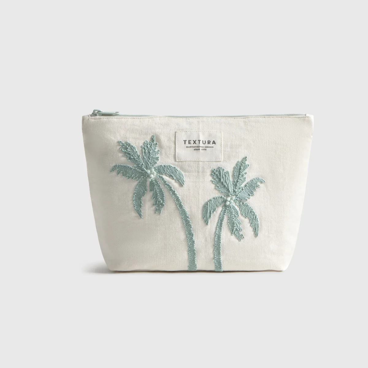 Neceser algodón palmeras bordadas Palme