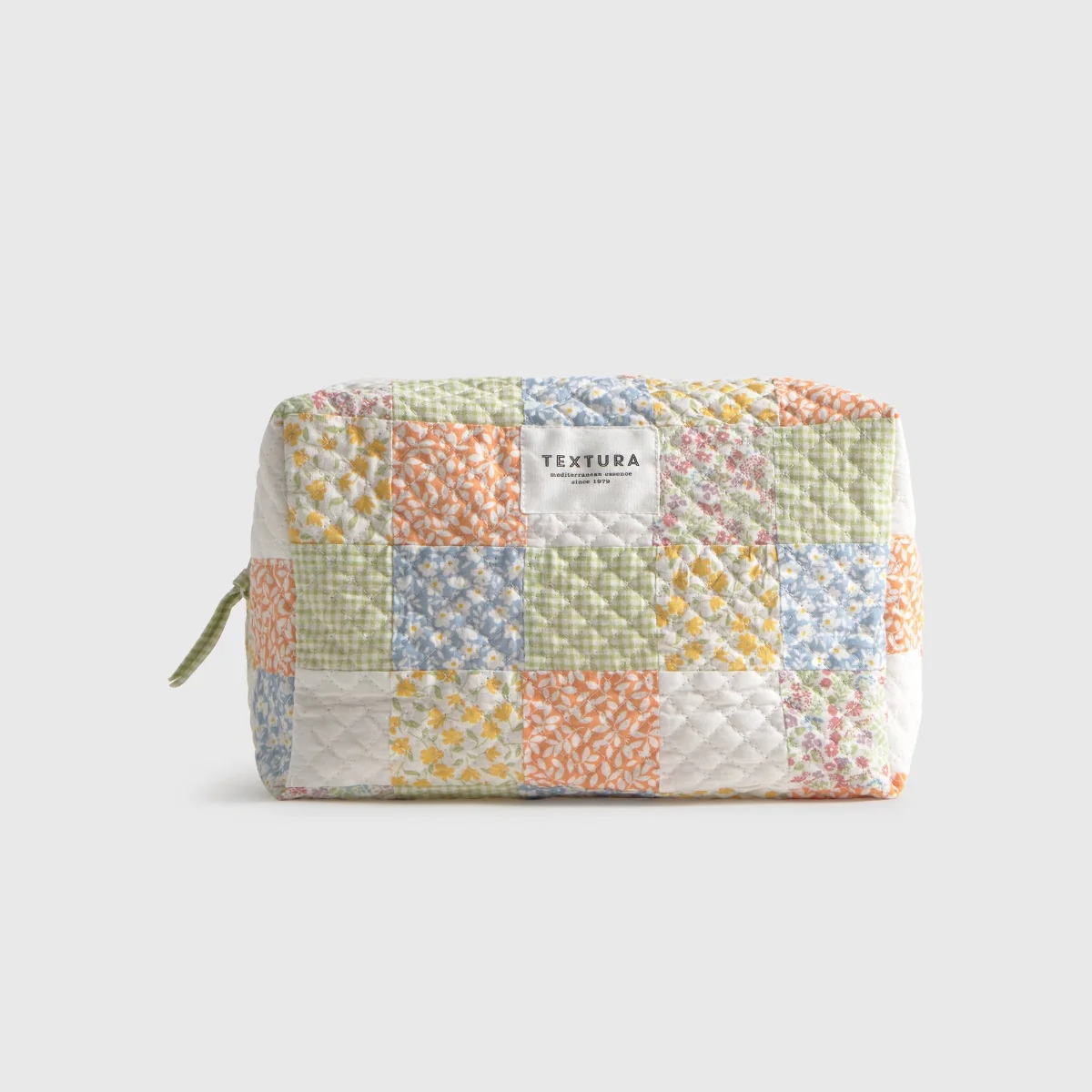 Neceser acolchado algodón patchwork Folipatbag