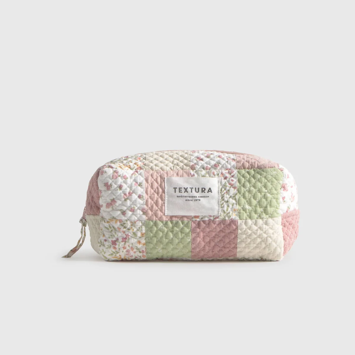 Neceser algodón patchwork acolchado Lalapatbag