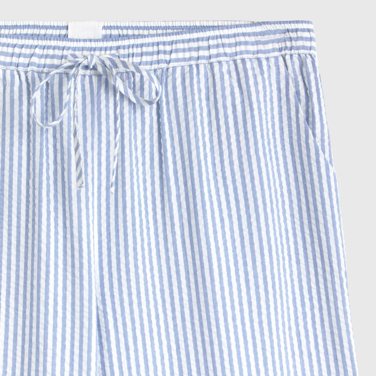 Pantalón de algodón seersucker mil rayas Lilia - Image 6