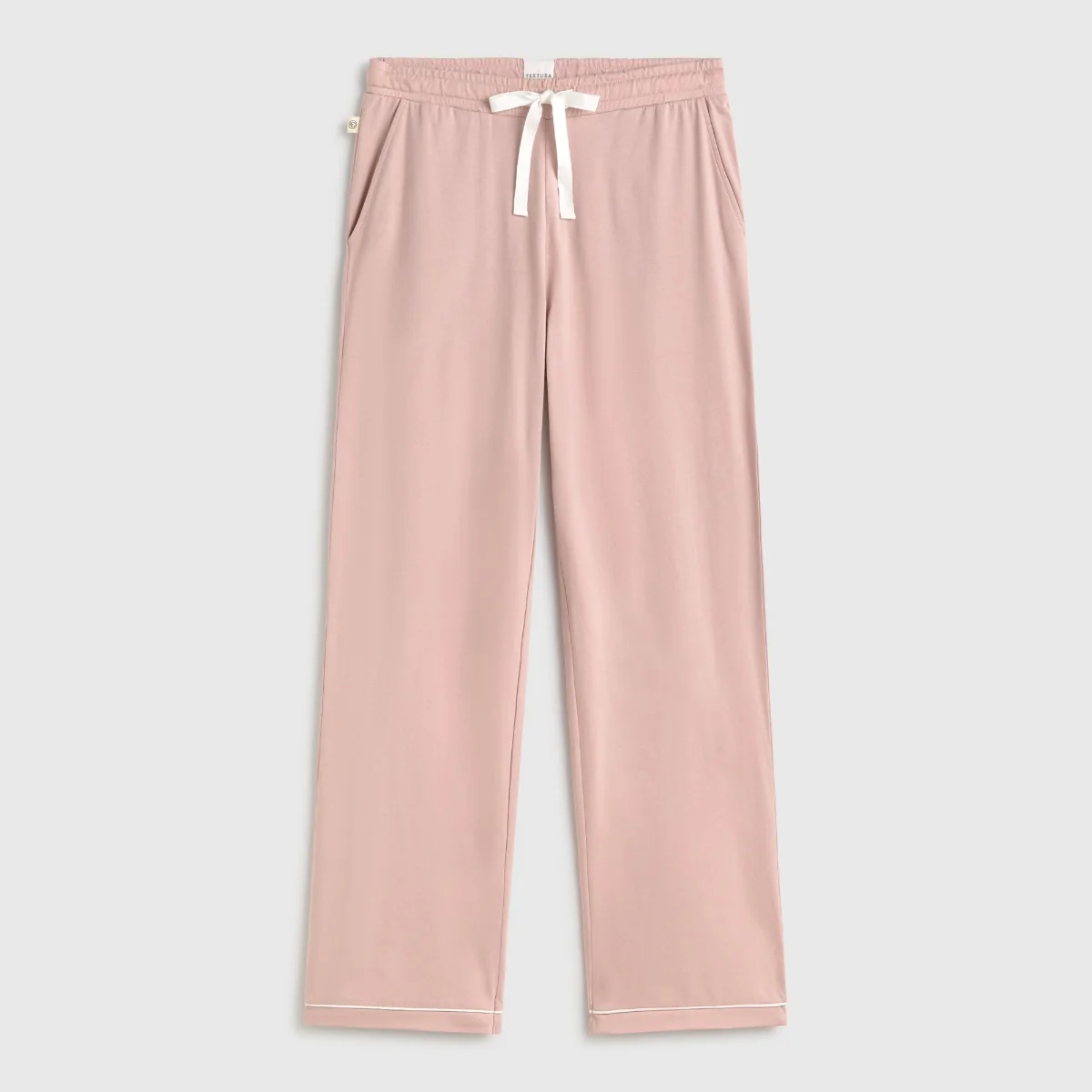Pantalón de punto de algodón con lazo Vega - Image 4