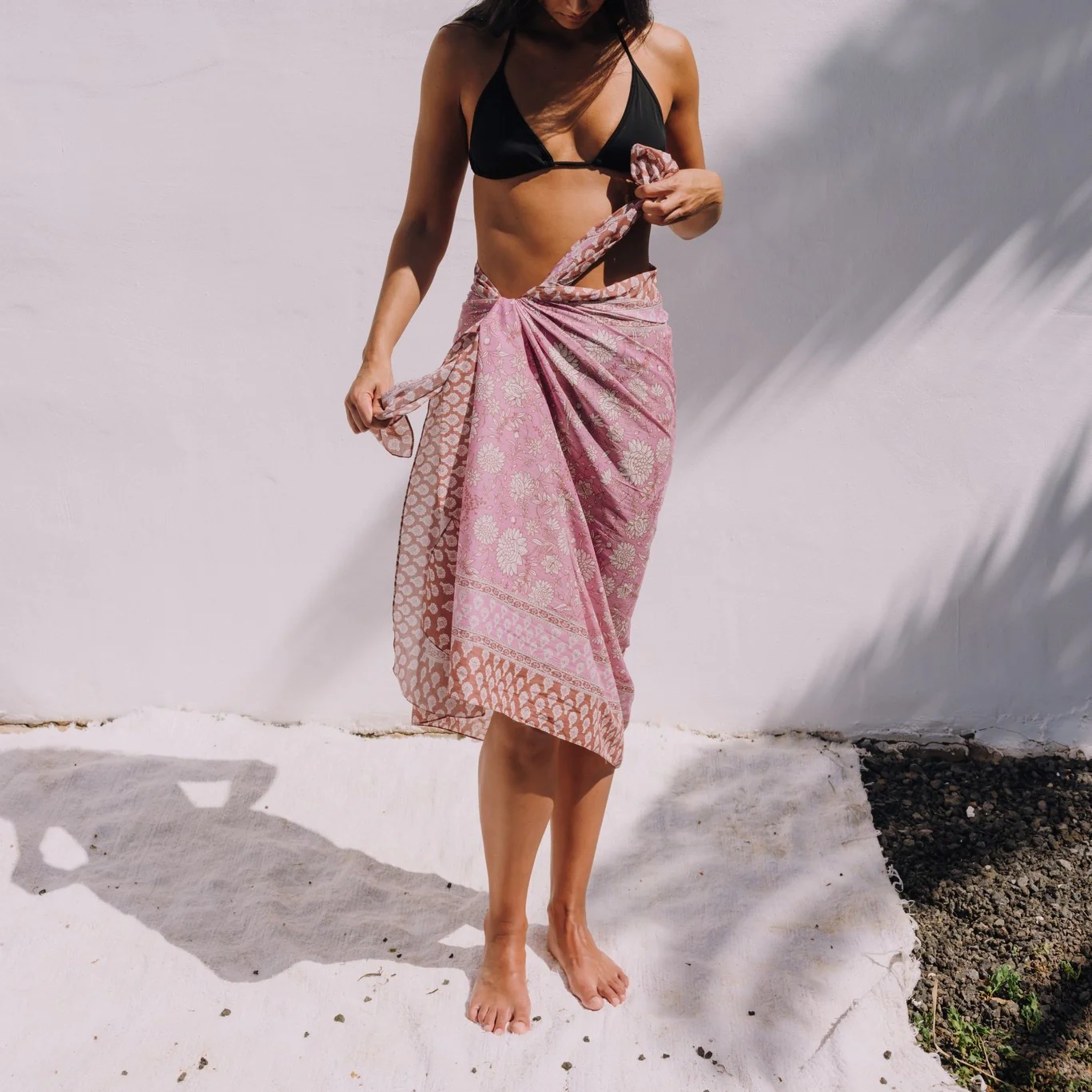 Pareo de playa floral Kenze