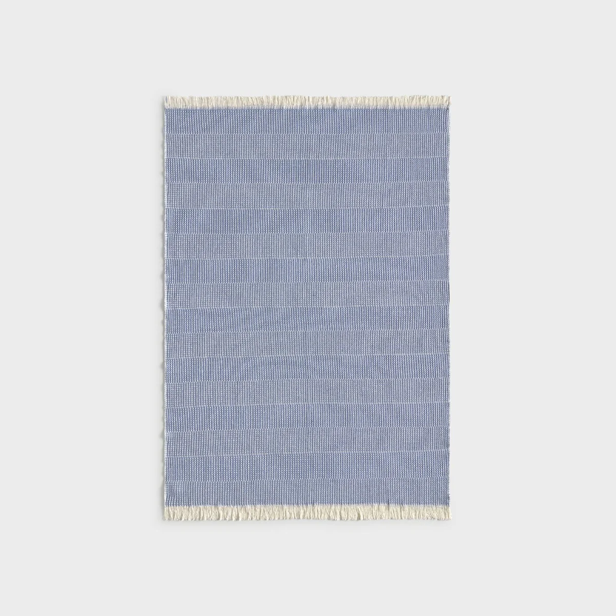 Plaid algodón gofrado con flecos Vima - Image 4
