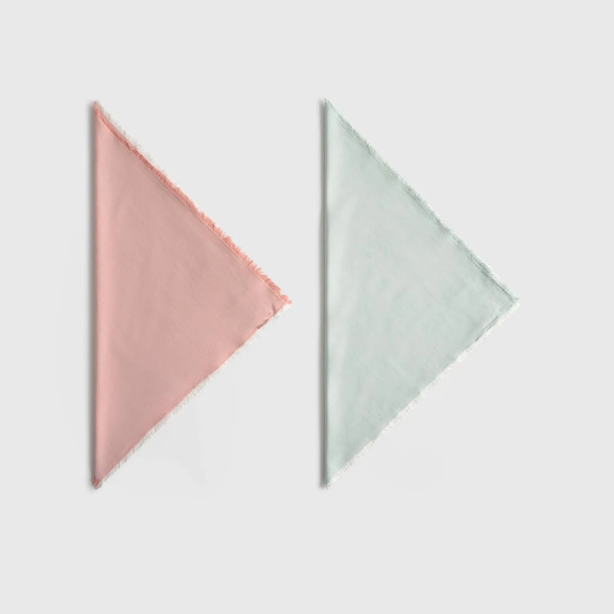 Set de servilletas algodón y bambú flecos Kimul - Image 3