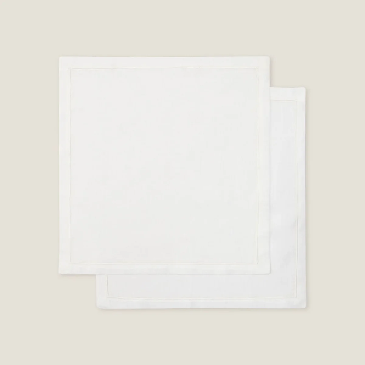 Set de 2 servilletas de lino natural Lin