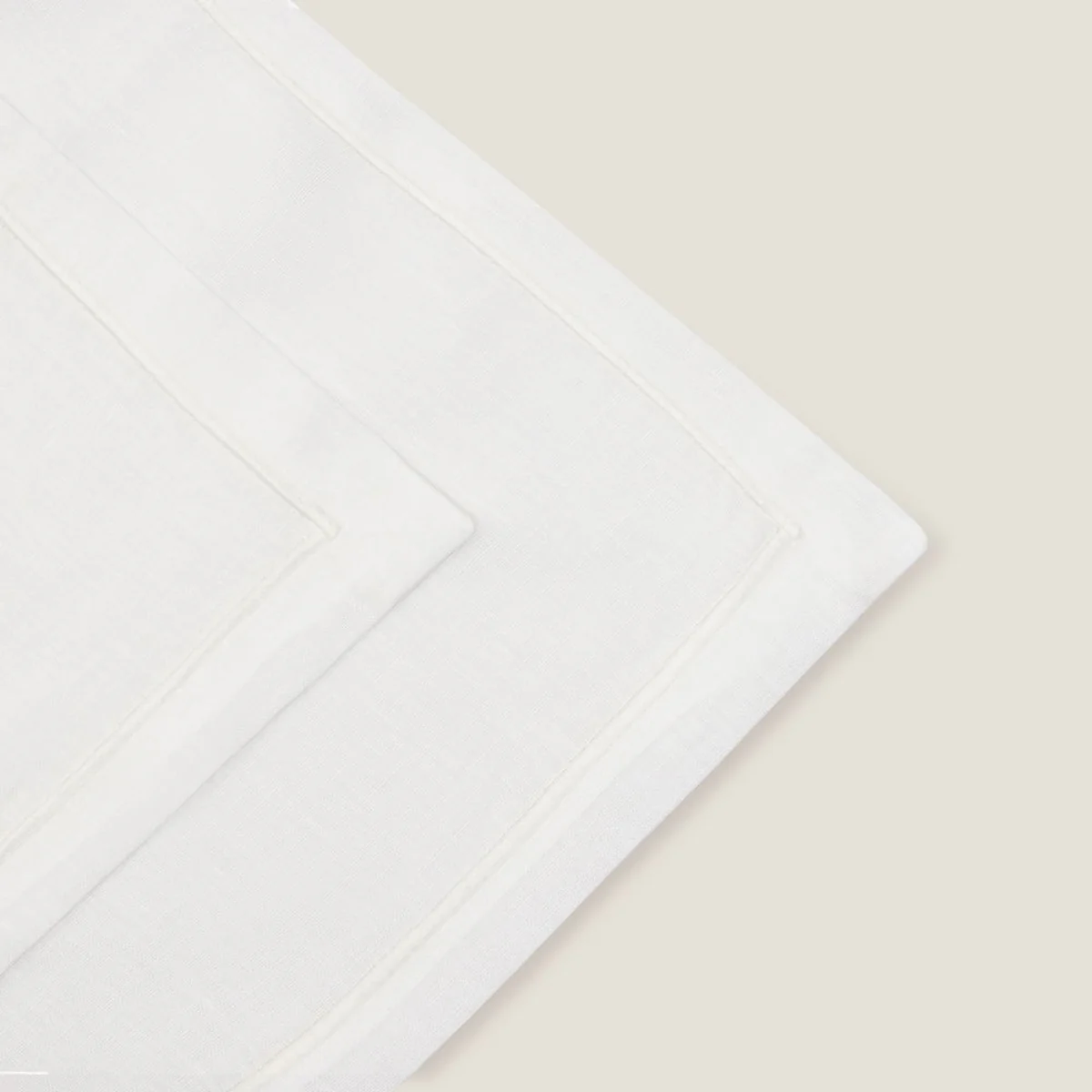 Set de 2 servilletas de lino natural Lin - Image 3