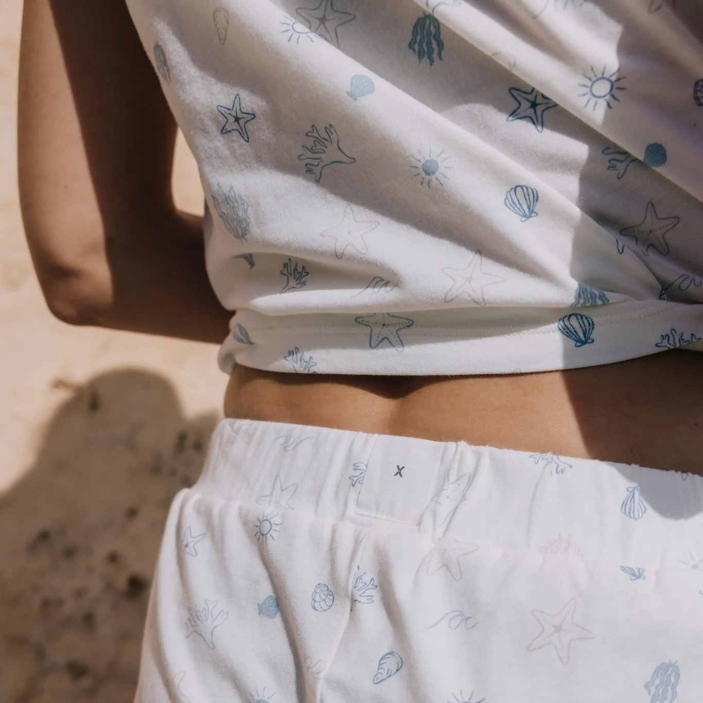 Short algodón estampados marinos Moana