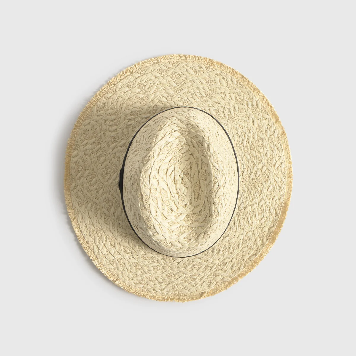 Sombrero ala ancha fibra papel Cint - Image 3