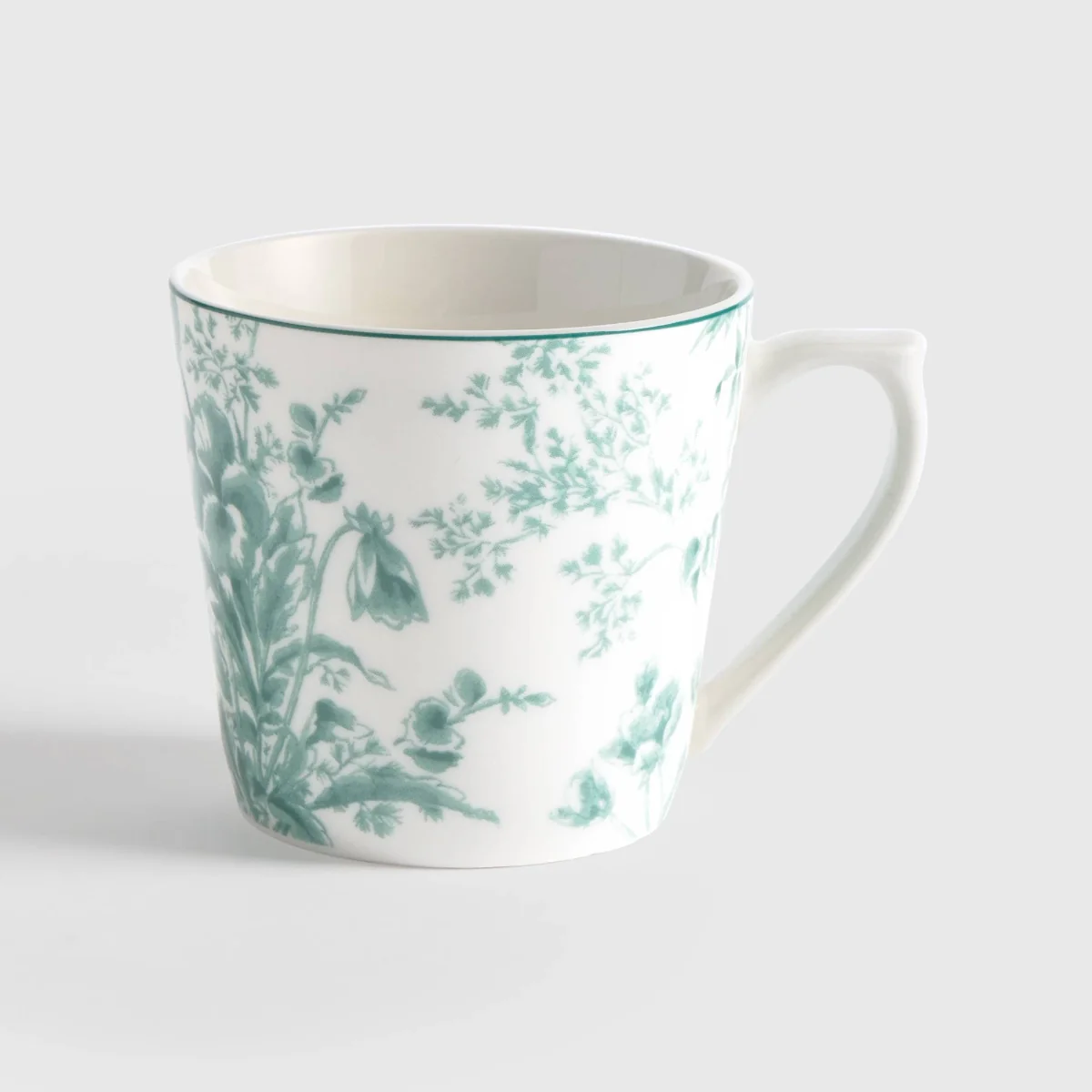 Taza 220ml foral verde Bloement