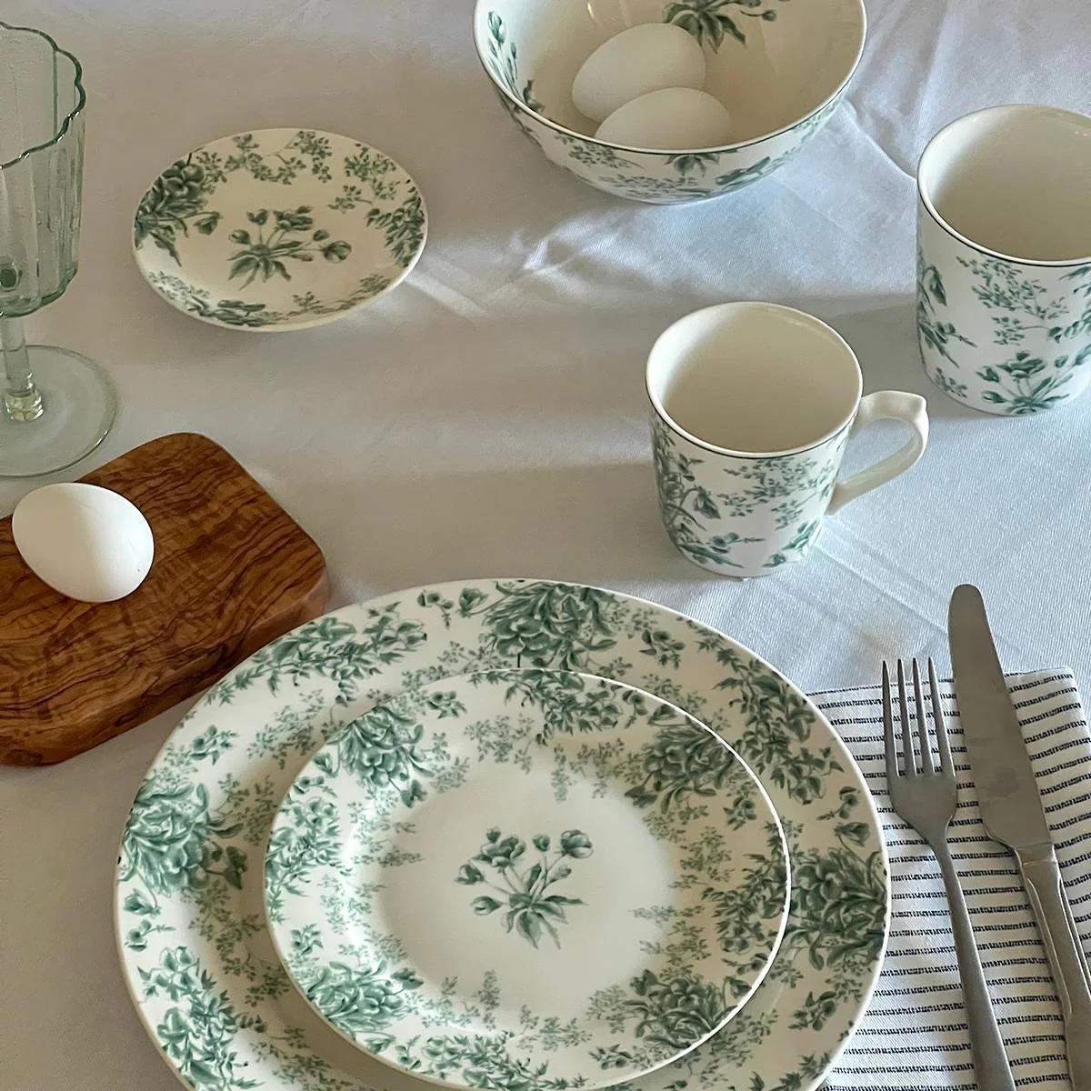 Taza 220ml foral verde Bloement - Image 2
