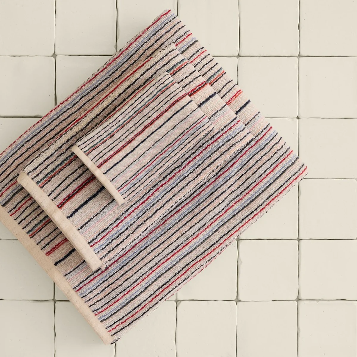 Toalla de baño reversible algodón rizo