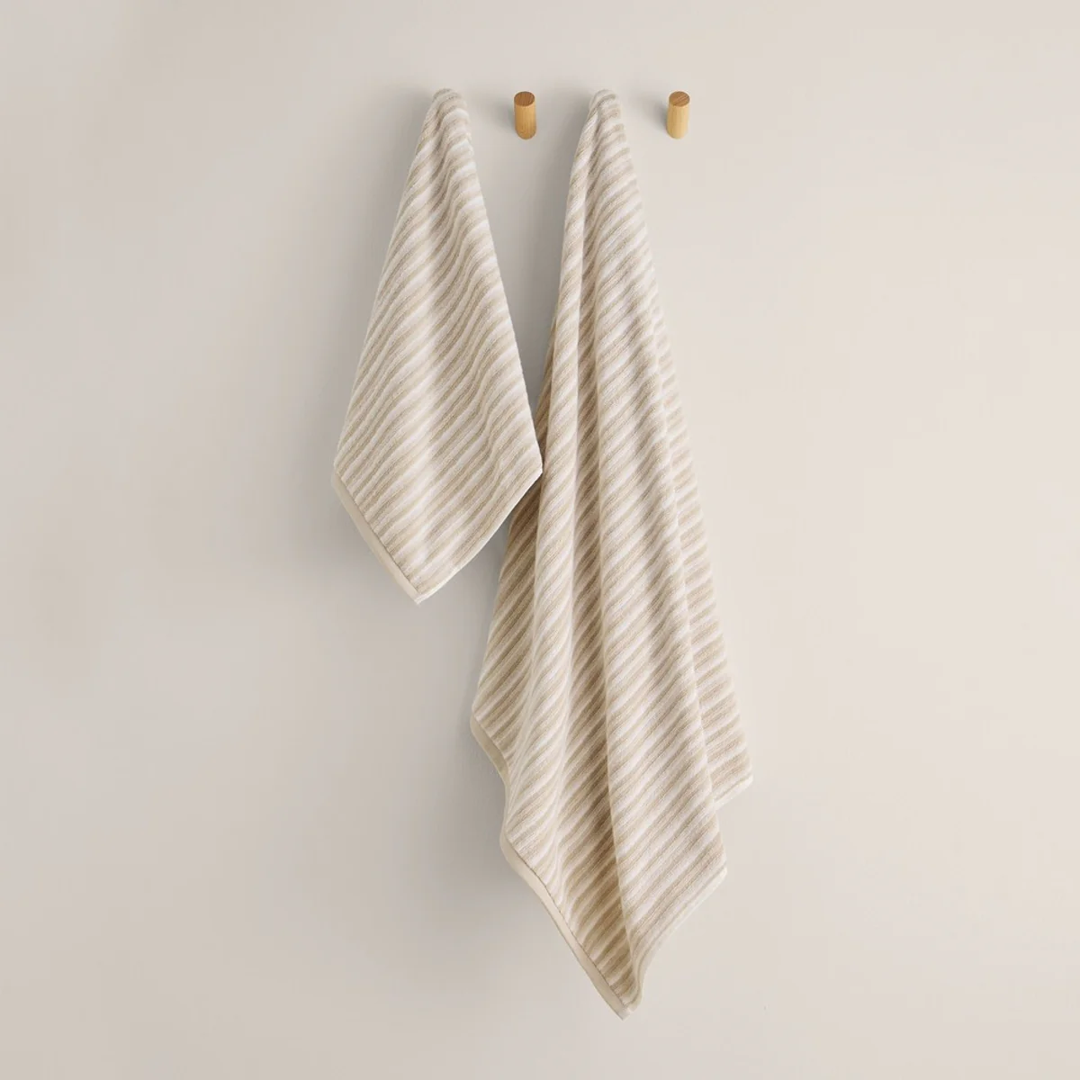 Toalla de baño algodón jacquard rayas Ramed