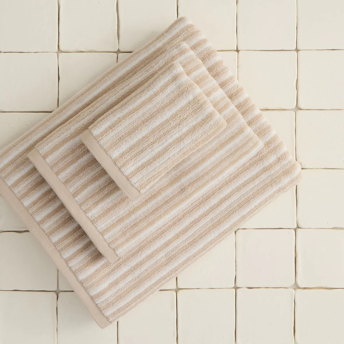 Toalla de baño algodón jacquard rayas Ramed - Image 4