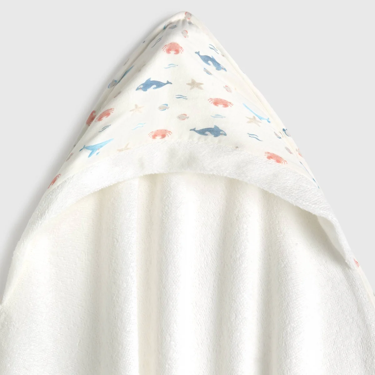 Toalla de baño con capucha estampado marino - Image 3