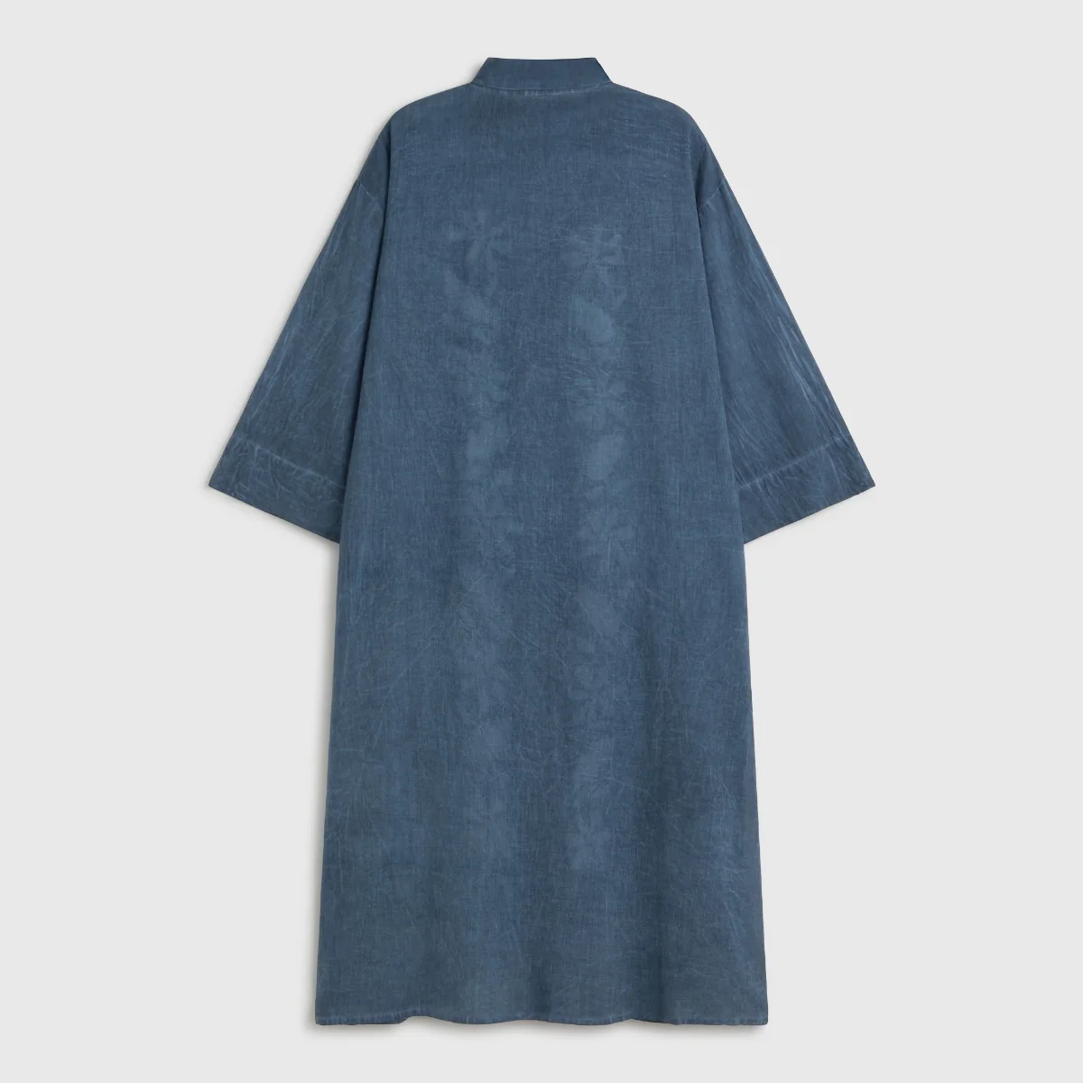 Caftán largo algodón bordado floral Camis - Image 5