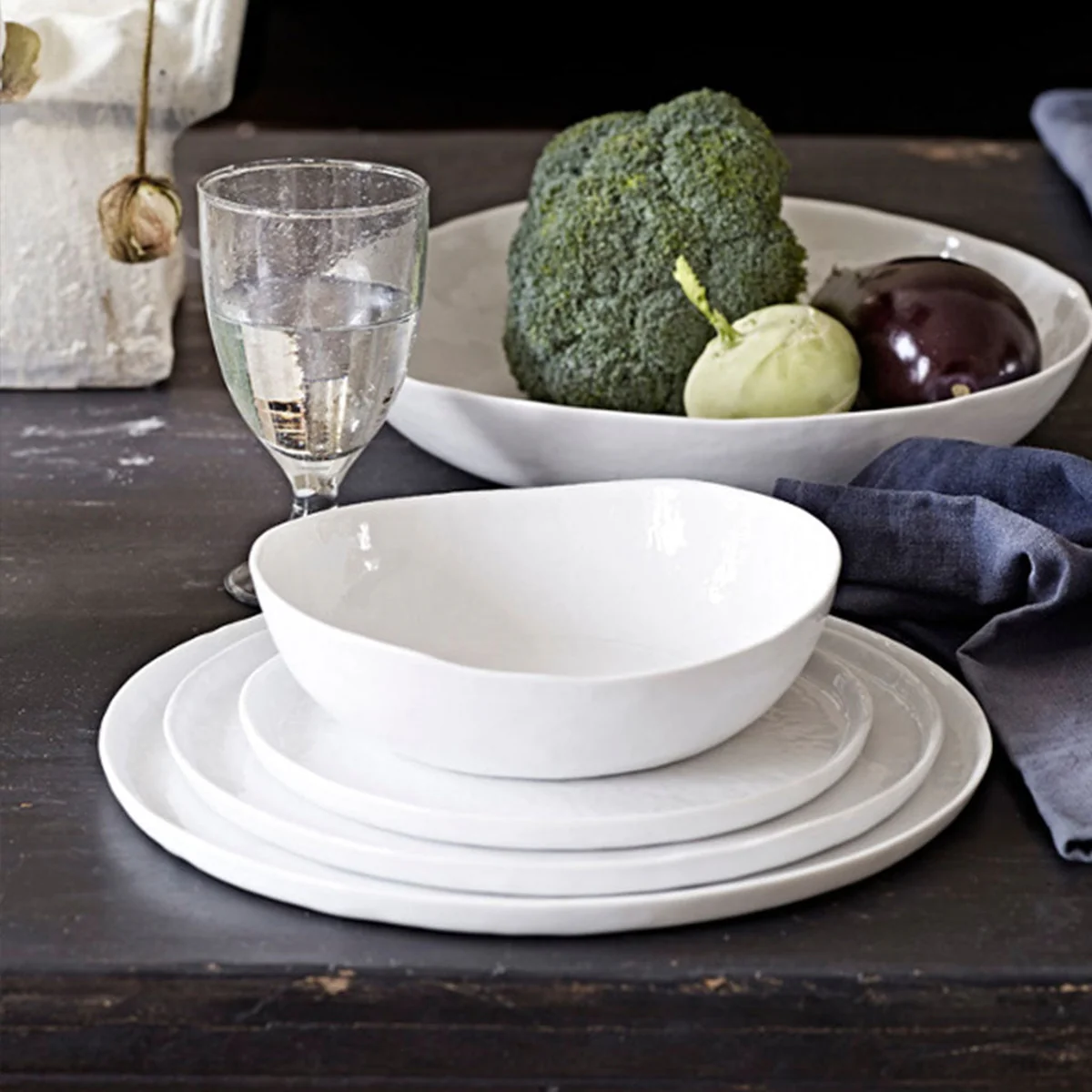 Plato de porcelana Biancap - Image 2