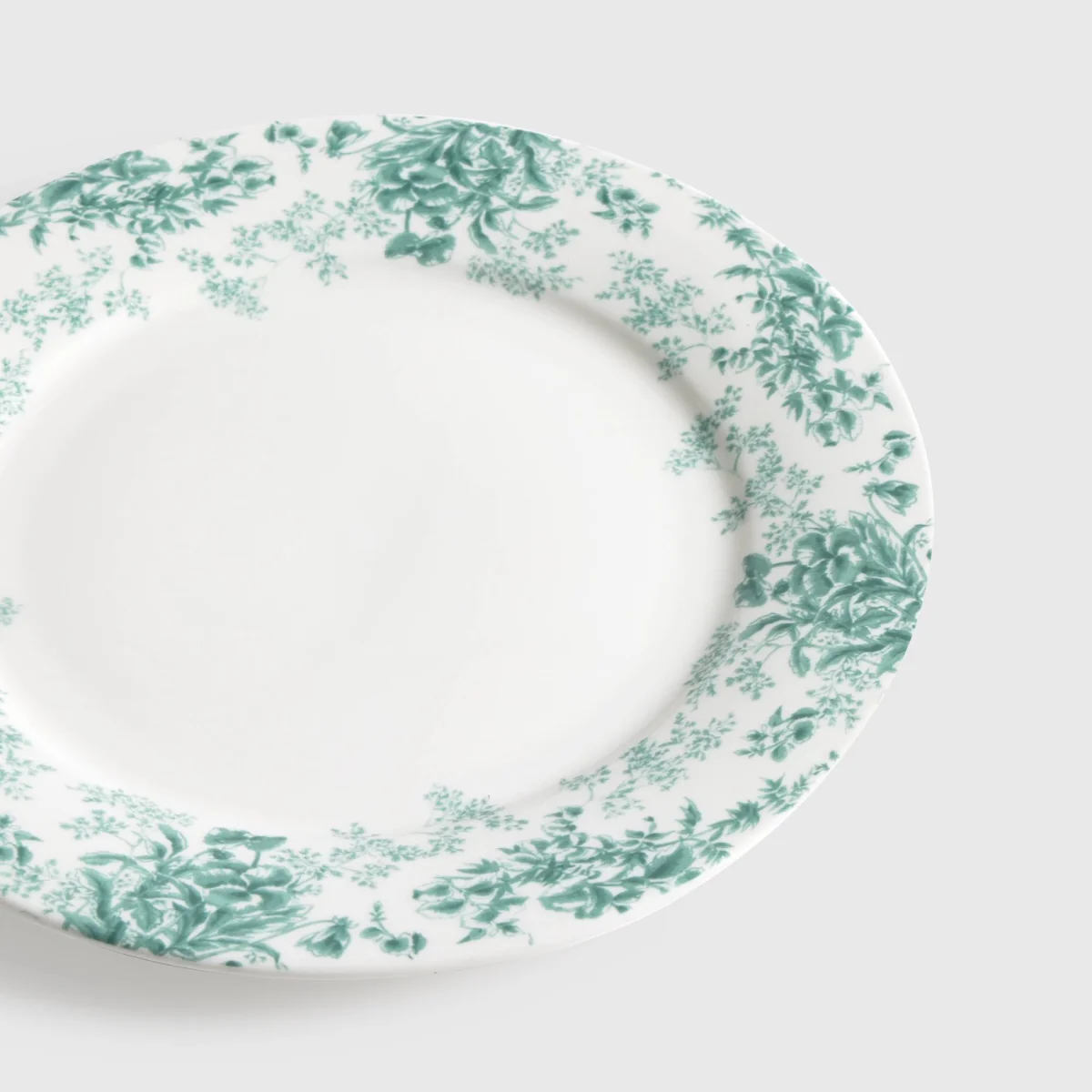 Plato llano 26 cm floral verde Bloemeng - Image 3