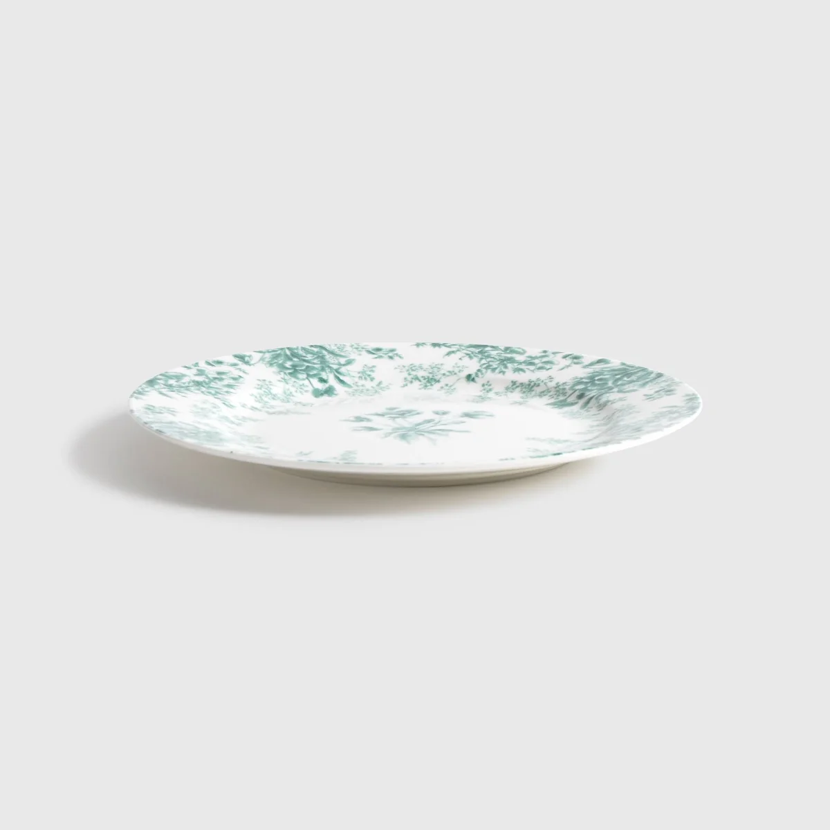 Plato llano 18 cm floral verde Bloemenp - Image 2