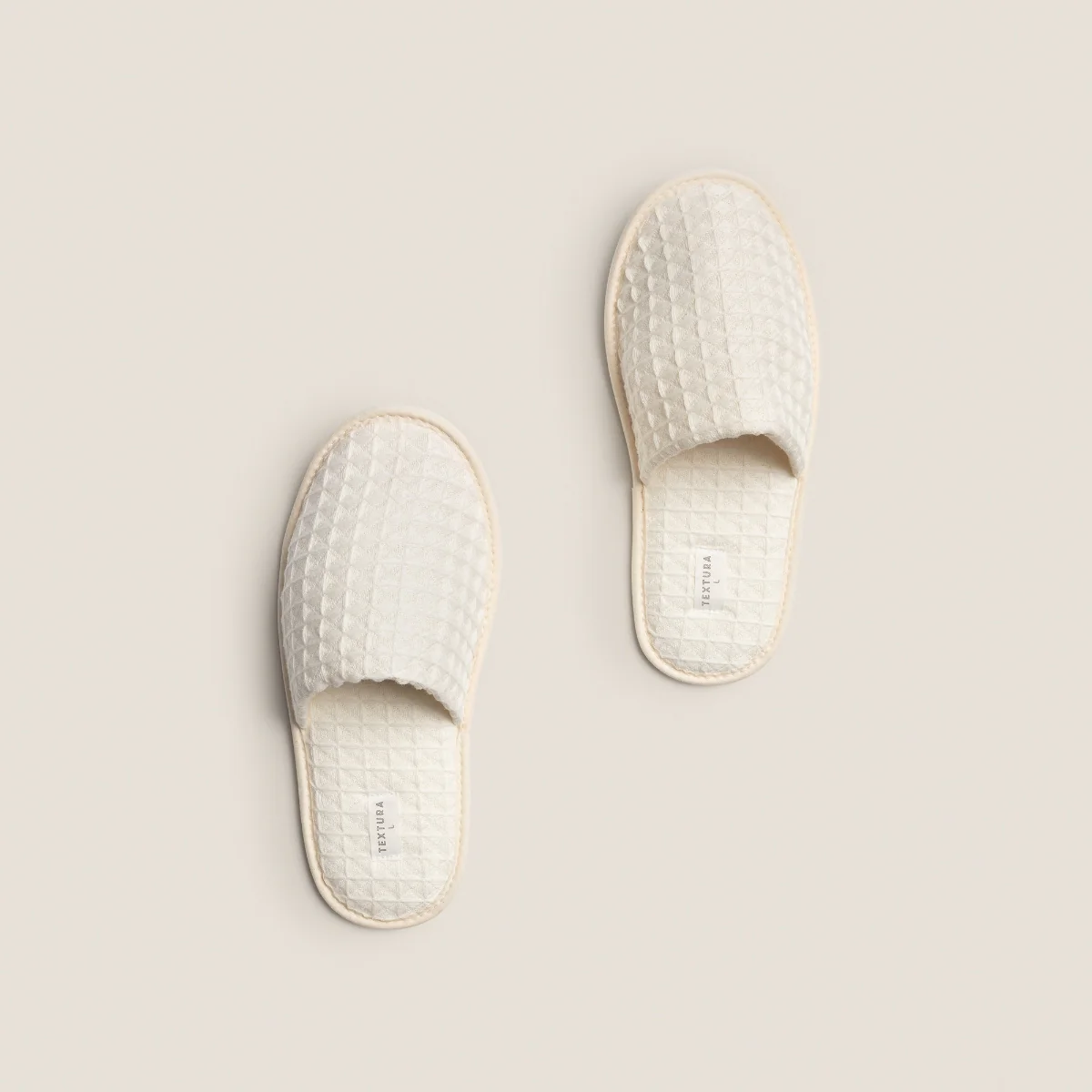 Zapatillas de algodón orgánico waffle Mimospa